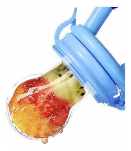 chupete alimentador con frutas para bebes amarillo talle m
