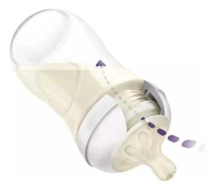 mamadera avent philips natural response 125ml de 0 a 6 meses color blanco