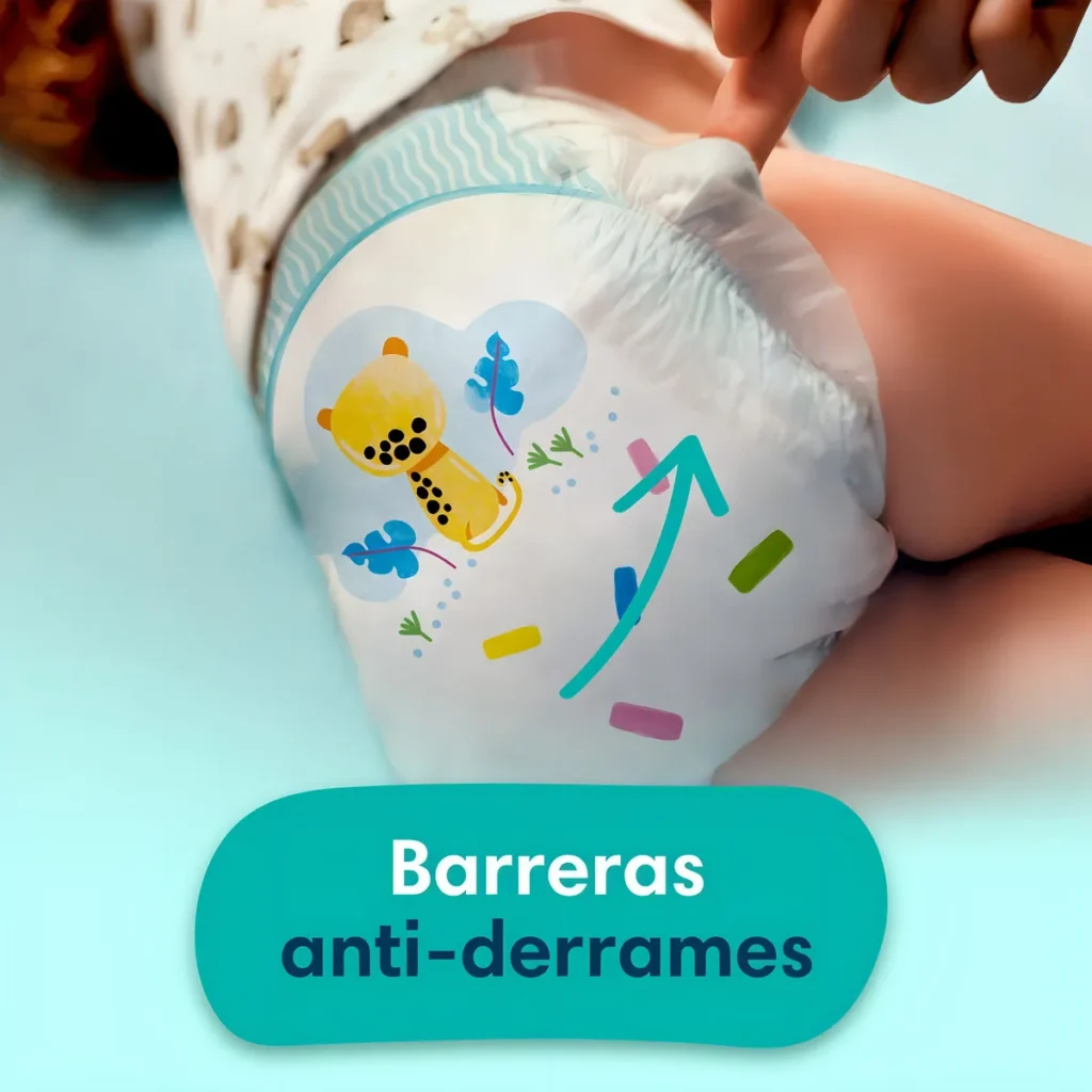 pañal pampers baby dry hipoalergenico xxg x88
