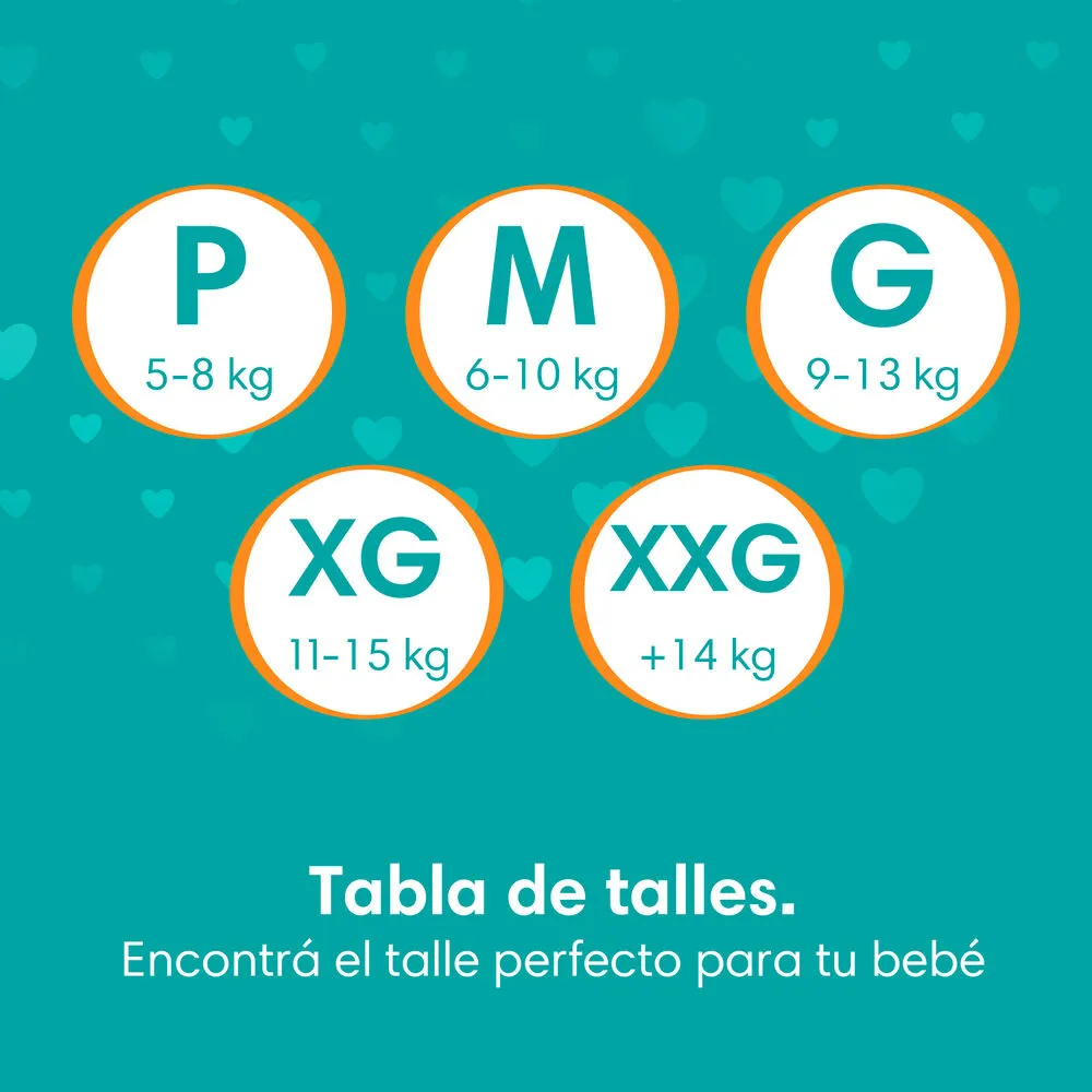 pañal pampers babysan hipoalergenico talle xg x58